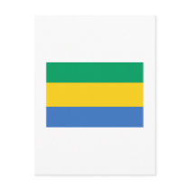 Gabon FLAG International postcards