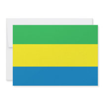 Gabon Flag invitations by flagshirts Gabon Flag invitations