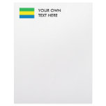 Gabon Flag letterhead