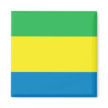 Gabon Flag Refrigerator Magnets