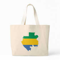 Gabon Flag Map GA Bag