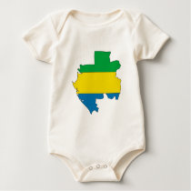 Gabon flag map t-shirts