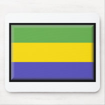 Gabon Flag mousepads by jacinto888 Gabon Flag mousepads