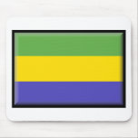 Gabon Flag mousepads