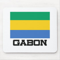 Gabon Flag mousepads by tshirtshirts Gabon Flag mousepads