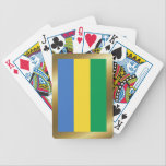 Gabon Flag Playing Cards playing cards