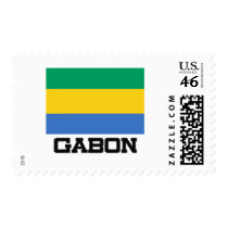 Gabon Flag postage