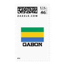 Gabon Flag postage