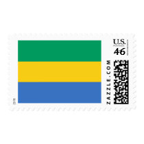 Gabon Flag postage