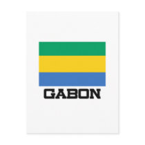 Gabon Flag postcards