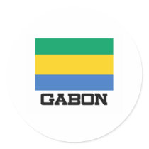 Gabon Flag stickers