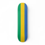 Gabon, France flag Skate Boards