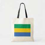 Gabon, France flag Tote Bags