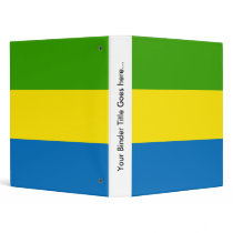 Gabon High quality Flag 3 Ring Binder