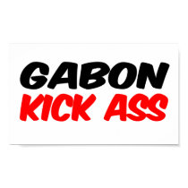 Gabon Kick Ass posters by repofcountries Gabon Kick Ass posters