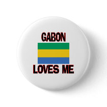 Gabon Loves Me buttons
