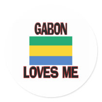 Gabon Loves Me stickers