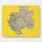 Gabon Map Mousepad