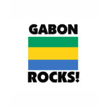 Gabon Rocks t-shirts by flagshirt Gabon Rocks t-shirts