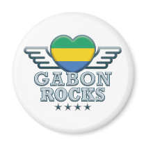 Gabon Rocks v2 Magnet