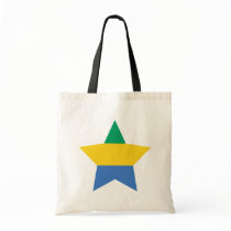 Gabon Star Tote Bags