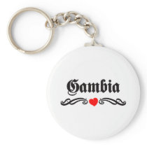 Gabon Tattoo Style Keychain