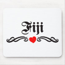 Gabon Tattoo Style Mouse Pad