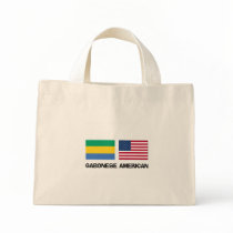 Gabonese American Tote Bags