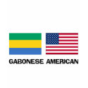 Gabonese American t-shirts