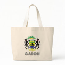 Gabonese Emblem Canvas Bags