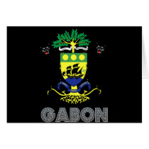 Gabonese Emblem cards by FlagStore Gabonese Emblem cards