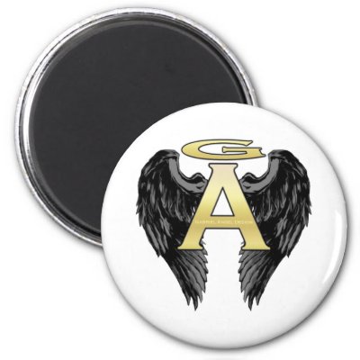 Gabriel Angel Design Wings Logo Magnets by gabrielangel