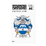Gabriel Family Crest Postage Stamps