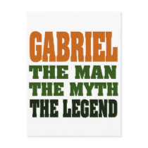 Gabriel - the Man, the Myth, the Legend! postcards