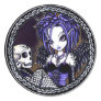 Gabriella Blue Skull Gothic Angel Stickers