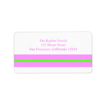 Gabrielle Wedding Bat Mitzvah Party Label