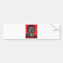 Gaddafi - Insanity Bumper Stickers