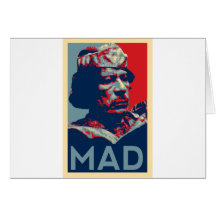 Gaddafi - Mad Cards