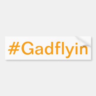 #Gadflyin Bumper Stickers