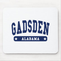 Gadsden Alabama College Style tee shirts Mousepad