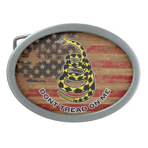 Gadsden Don't Tread On Me Belt Buckle Zazzle