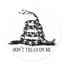 Gadsden - Don't Tread on Me Large stickers