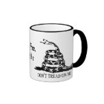 Gadsden - Don't Tread on Me, Live Free or Die Mug