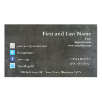 Gadsden Flad Vintage Business Card business cards