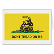 Gadsden Flag Card