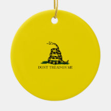 Gadsden Flag Christmas Tree Ornament