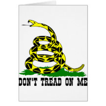 Gadsden Flag Don't Tread On Me Cards