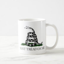 Gadsden Flag "Don't Tread On Me" Coffee Mugs