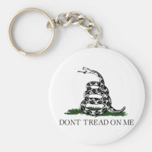 Gadsden Flag "Don't Tread On Me" Keychains