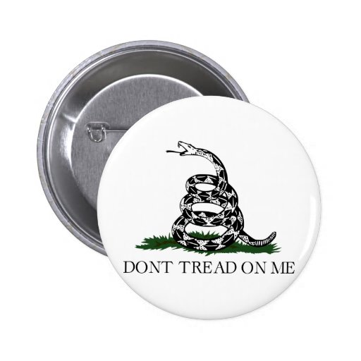 Gadsden Flag "Don't Tread On Me" Pin